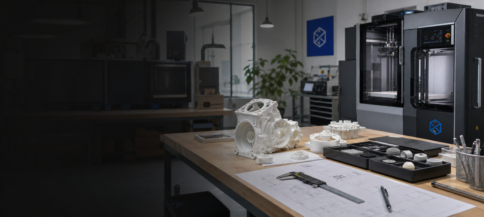 蓝图三维工程师评审3D打印项目现场